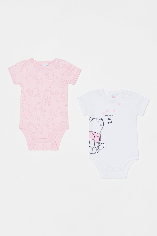 OVS Body niemowlęce (2-PACK) Postacie z bajek różowy 1163499