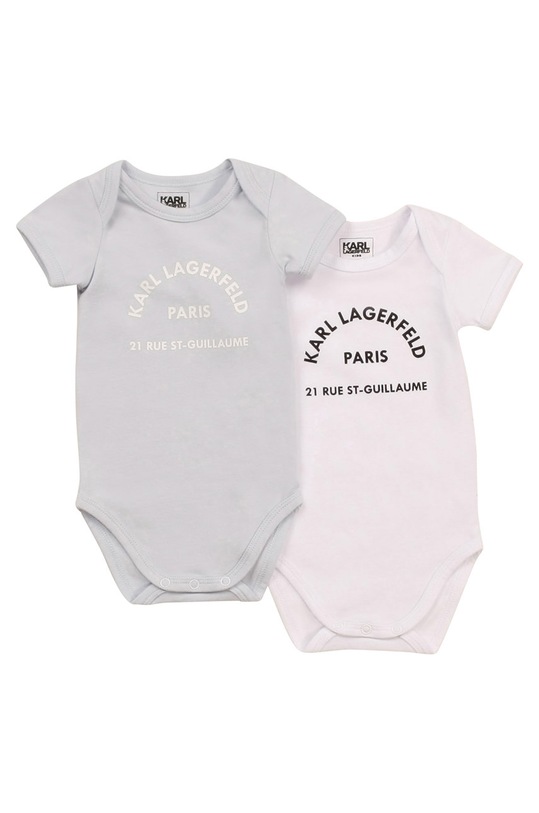 Karl Lagerfeld - Body niemowlęce (2-PACK) Z98072 Produkt niemowlęcy niebieski Z98072