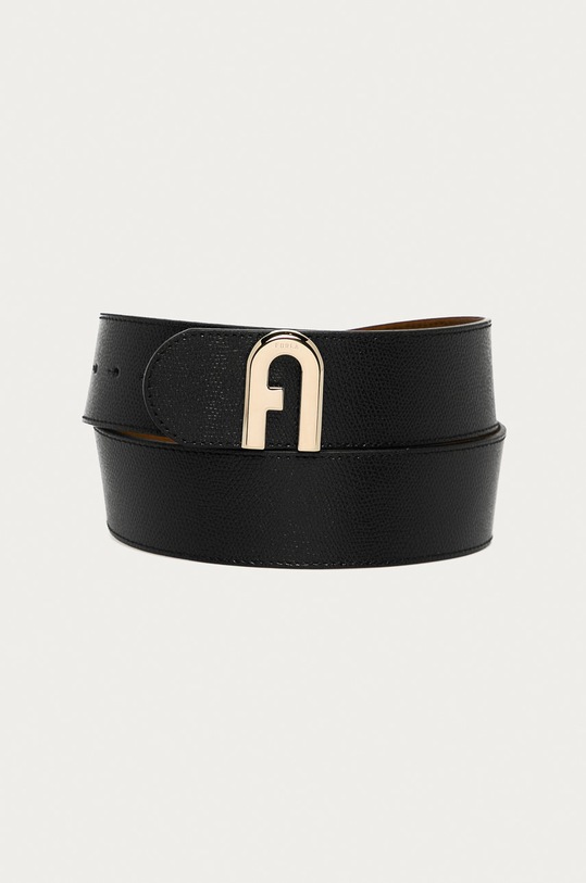 Furla - Obojstranný kožený opasok 1927 čierna WC00023.ARE000.O9200