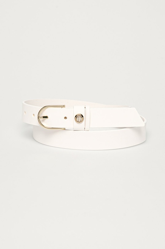 Tommy Hilfiger - Kožený opasok biela AW0AW09819.4891