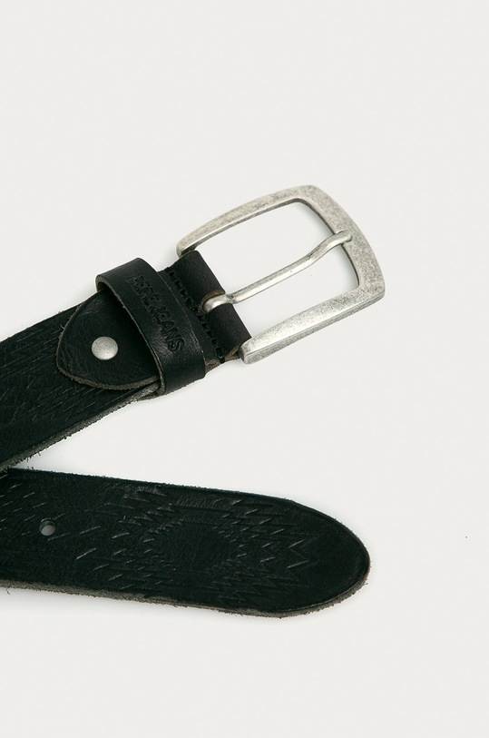 Pepe Jeans - Pasek skórzany Maple PM020977.999 czarny SS21