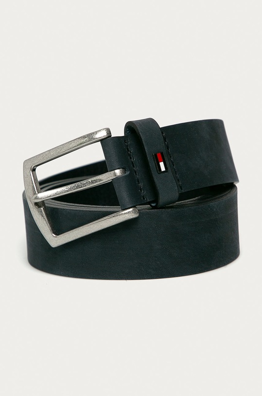 Tommy Hilfiger - Kožený opasok tmavomodrá AM0AM07310.4891