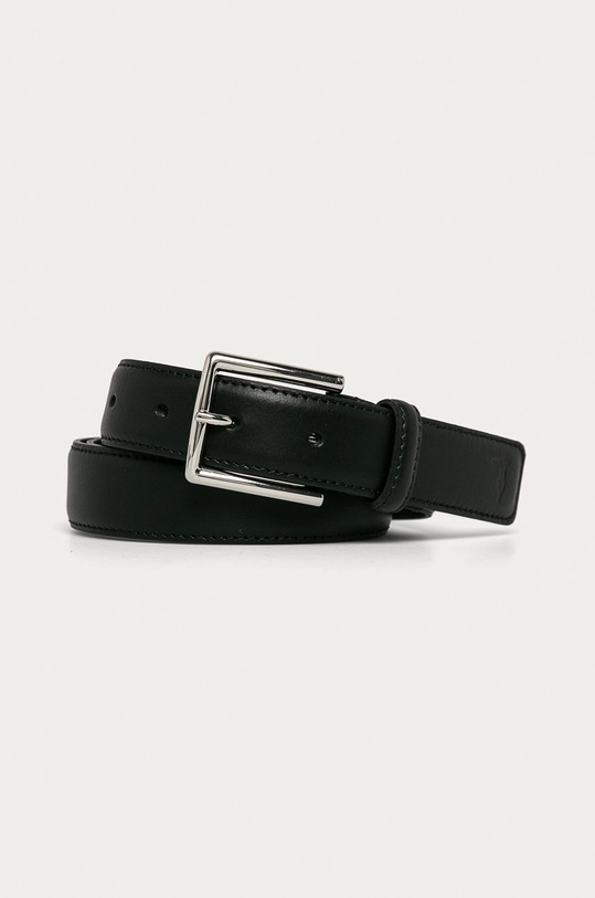 Trussardi Jeans - Kožený opasok čierna 71L00099.9Y099996