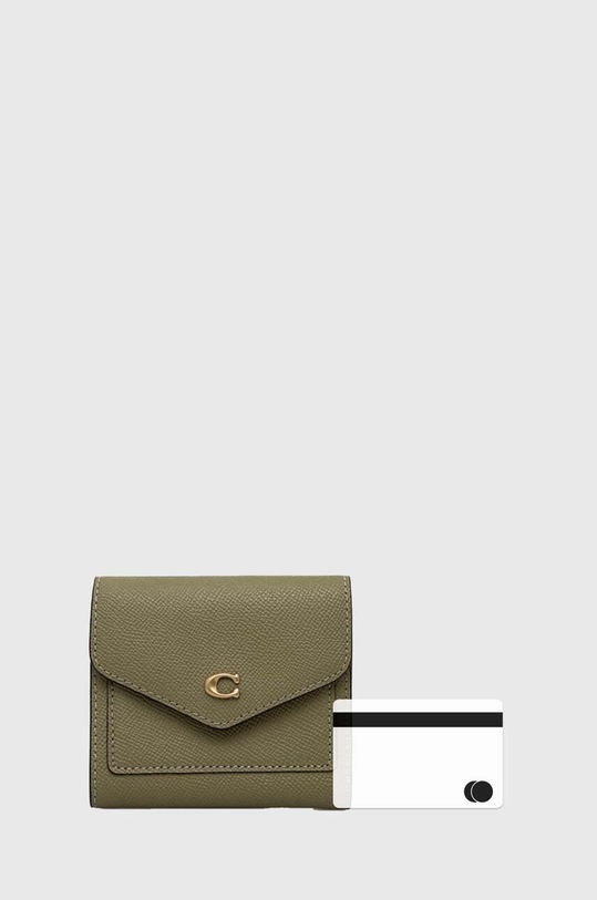 Кошелек Coach Wyn Small Wallet зелёный C2328
