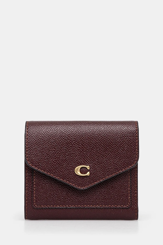 Портмоне Coach Wyn Small Wallet изчистен бордо C2328