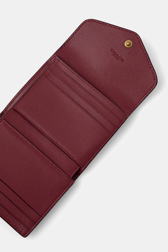 Coach - Δερμάτινο πορτοφόλι C2329 καφέ SS21