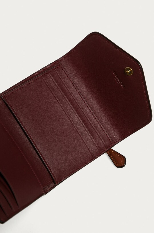 Coach - Portfel skórzany C2329 Wyn Small Wallet brązowy C2329