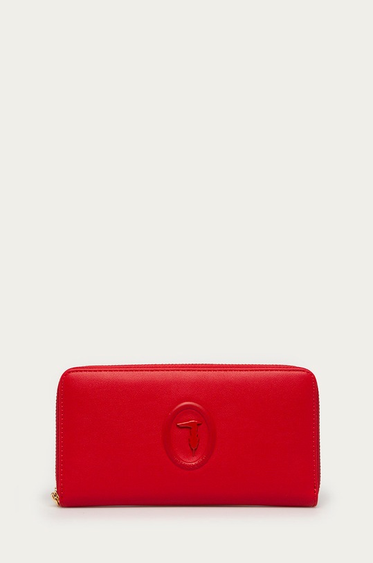 Trussardi Jeans - Portfel imitacja skóry licowej czerwony 75W00246.9Y099995