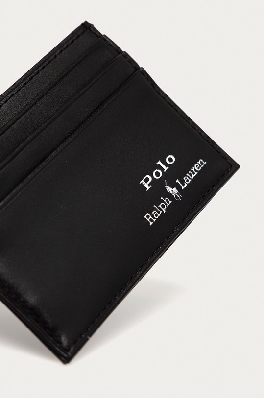 Polo Ralph Lauren Portfel skórzany 405803867002 405803867002 czarny SS21