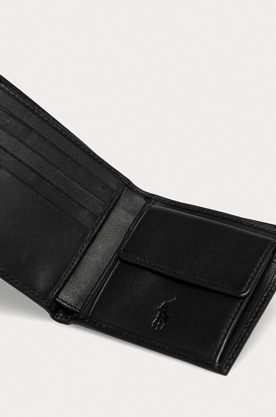 Polo Ralph Lauren - Δερμάτινο πορτοφόλι 405803866002 μαύρο SS21