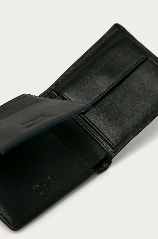 Trussardi Jeans - Portfel skórzany czarny 71W00001.2P000184