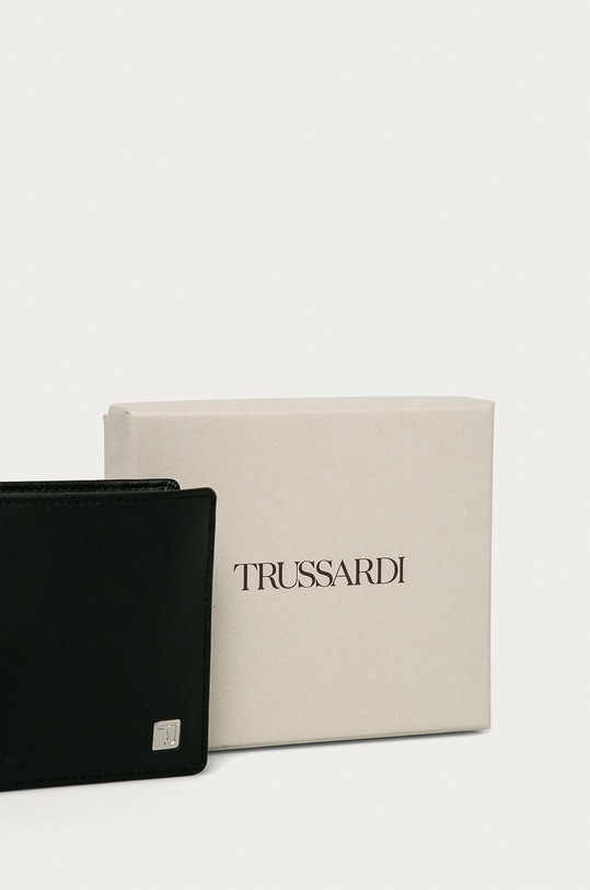 Trussardi Jeans - Portfel skórzany 71W00001.2P000184 czarny