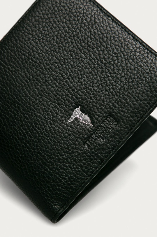 Trussardi Jeans - Portfel skórzany 71W00006.2P000185 czarny AA00