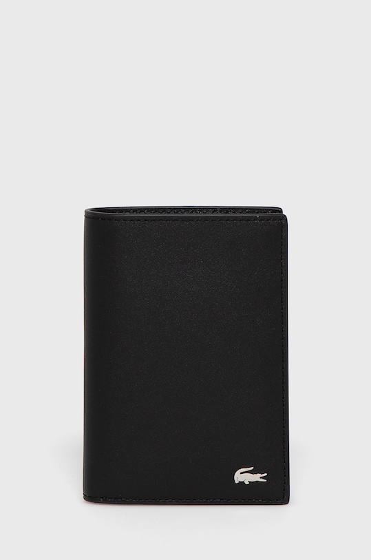 Кожаный кошелек Lacoste кожа чёрный NH2368FG