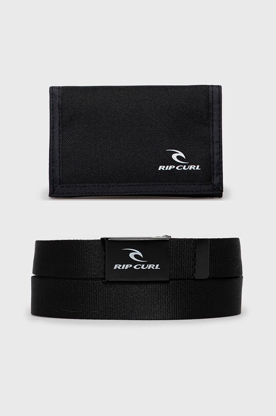 Peněženka a opasek Rip Curl hladký černá BWUKI1