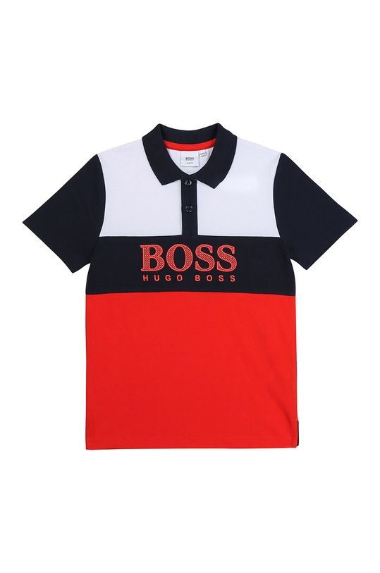Boss - Tricou polo copii imprimeu rosu J25L25.114.150