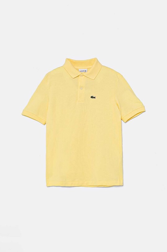 Lacoste polo bawełniane dziecięce bawełna żółty PJ2909