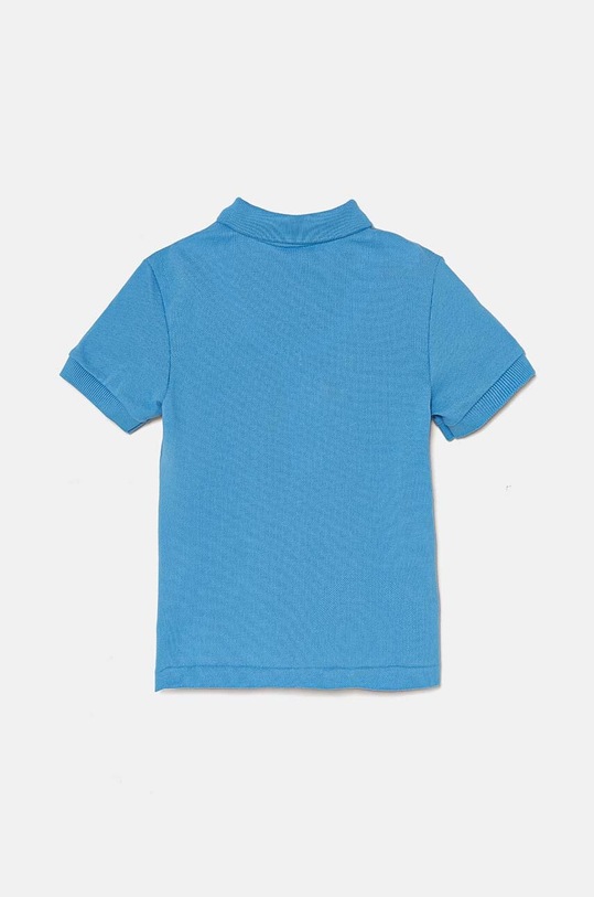 Detská bavlenná polokošeľa Lacoste PJ2909 modrá SS22