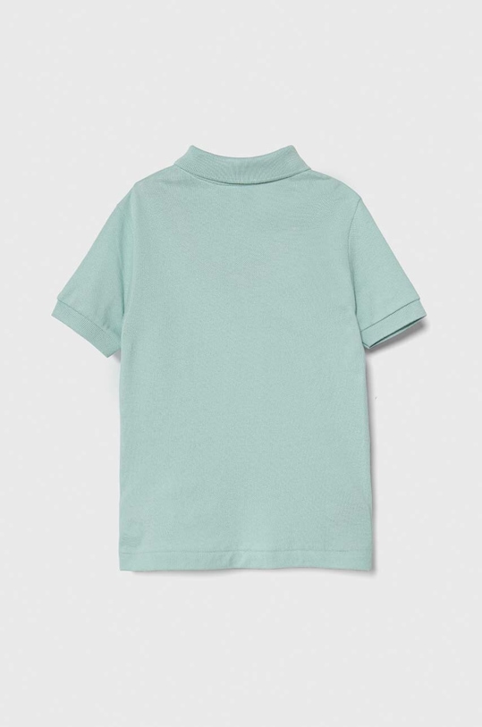 Детское хлопковое поло Lacoste PJ2909 бирюзовый SS22