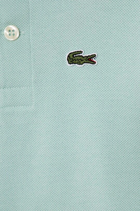 Хлопчик Дитяче бавовняне поло Lacoste PJ2909 бірюзовий