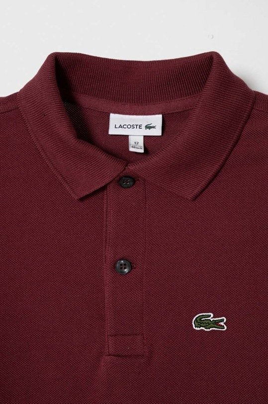BIMBO Lacoste polo in lana bambino/a PJ2909 granata