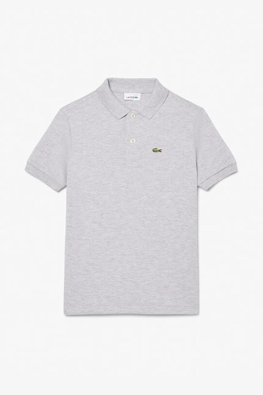 Lacoste gyerek pamut póló PJ2909 szürke SS25