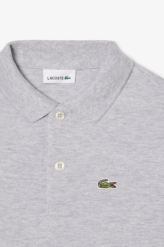 Lacoste gyerek pamut póló szürke PJ2909