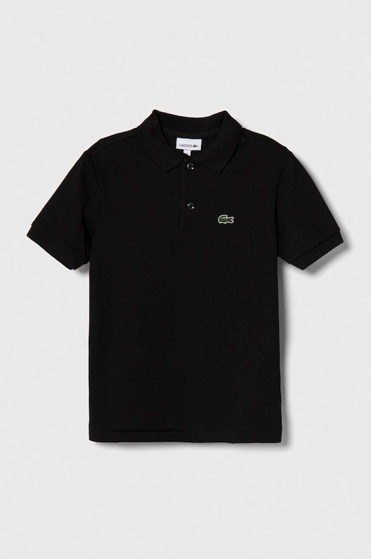 Lacoste polo bawełniane dziecięce bawełna czarny PJ2909