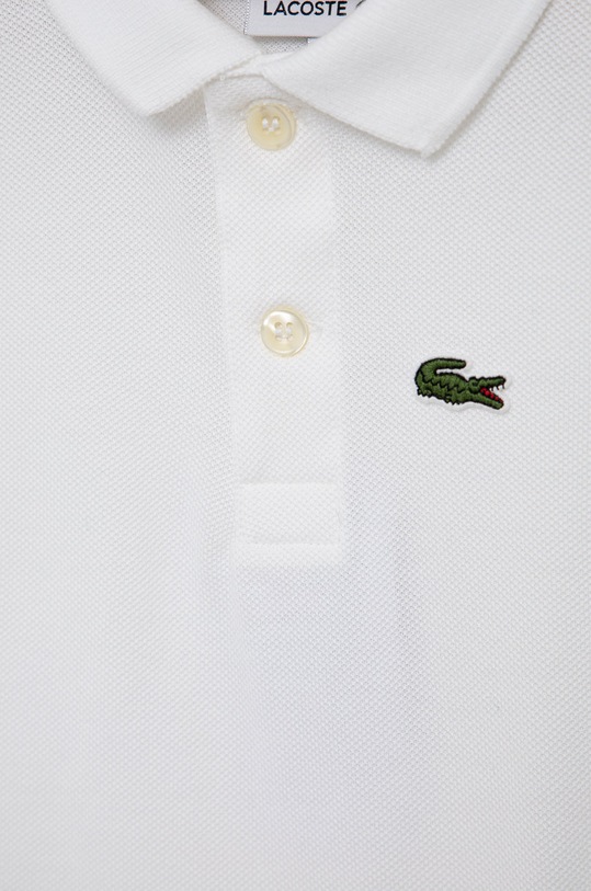 Мальчик Детское хлопковое поло Lacoste PJ2909 белый