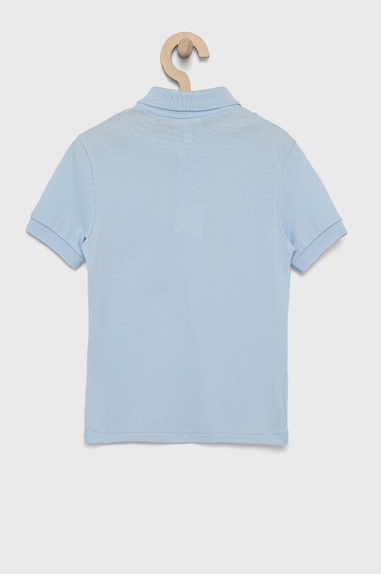 Дитяче бавовняне поло Lacoste PJ2909 блакитний SS25