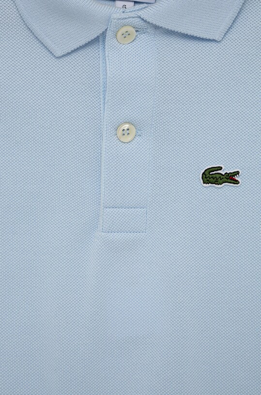 Хлопчик Дитяче бавовняне поло Lacoste PJ2909 блакитний