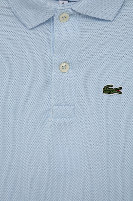 CHLAPEC Dětská bavlněná polokošile Lacoste PJ2909 modrá