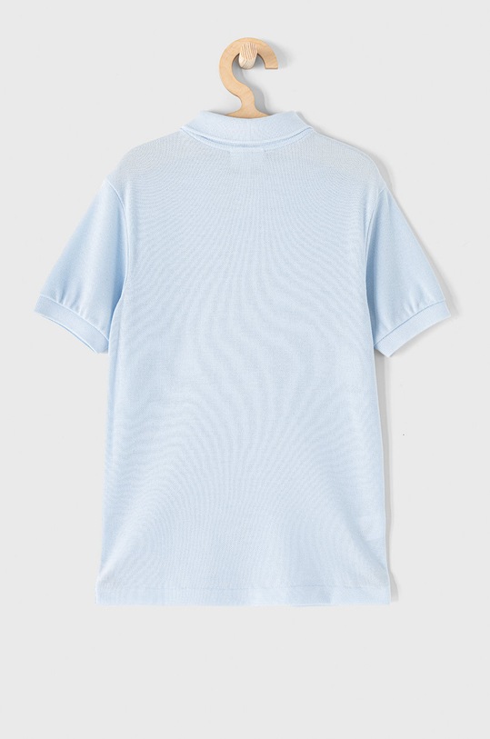 Detská bavlenná polokošeľa Lacoste PJ2909 modrá SS22
