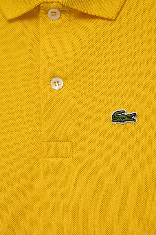 Chłopiec Lacoste polo bawełniane dziecięce PJ2909 żółty