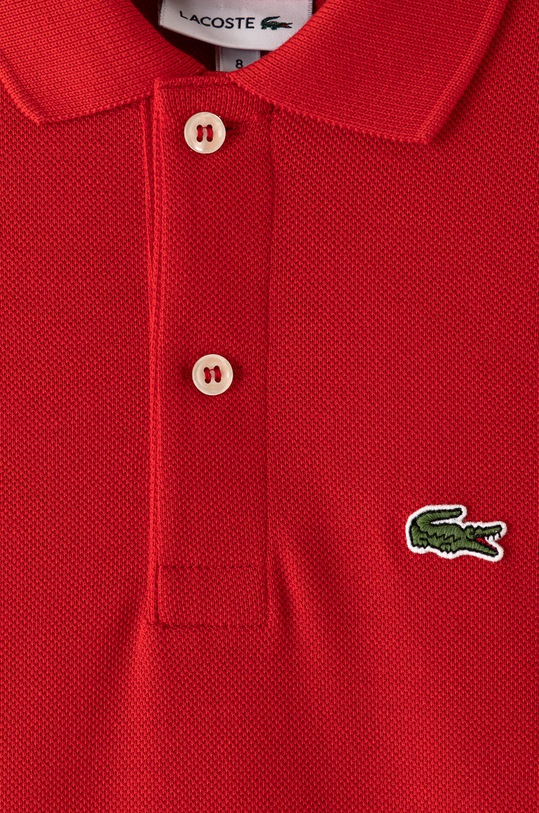 Chłopiec Lacoste polo bawełniane dziecięce PJ2909 czerwony