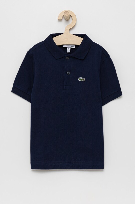 Детское хлопковое поло Lacoste хлопок тёмно-синий PJ2909