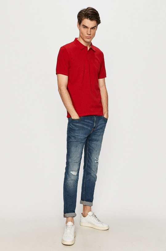 s. Oliver - Polo 2055937 czerwony SS21