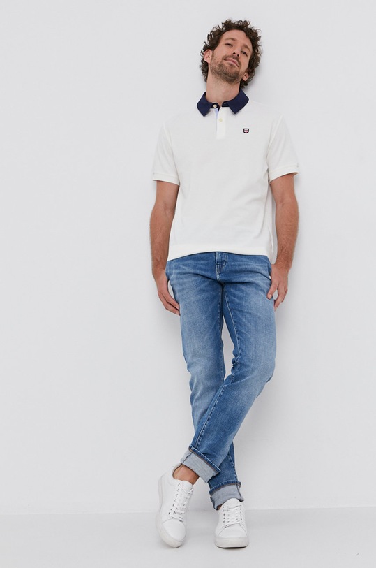 Pepe Jeans Polo Peter PM541208.803 biały SS21