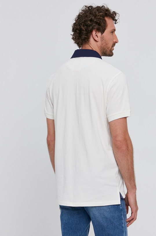 Odzież Pepe Jeans Polo Peter PM541208.803 biały