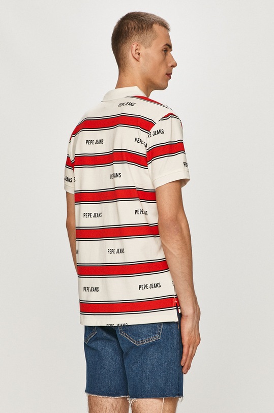 Oblečení Pepe Jeans - Polo tričko Bart PM541667.803 bílá