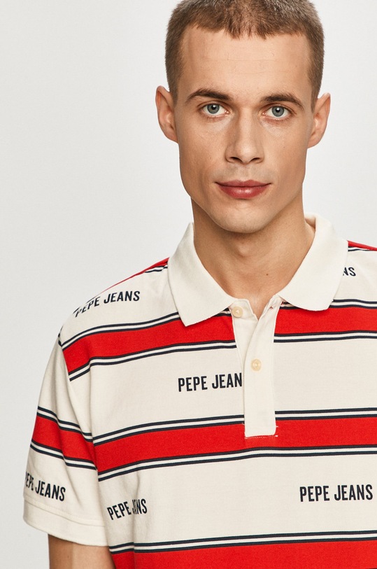 Pepe Jeans - Polo tričko Bart bílá PM541667.803