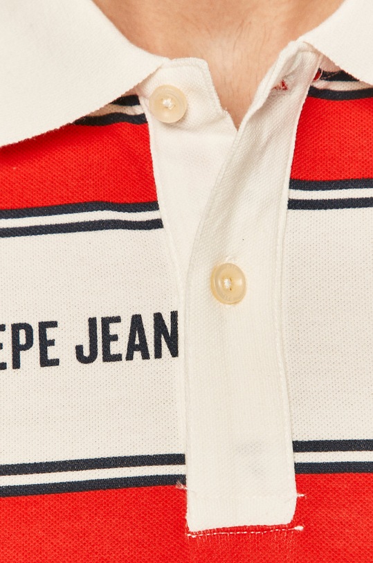 Pepe Jeans - Polo tričko Bart PM541667.803 bílá