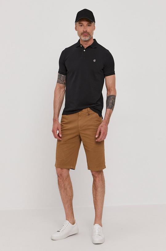 Marc O'Polo Polo 123223053002 czarny SS21