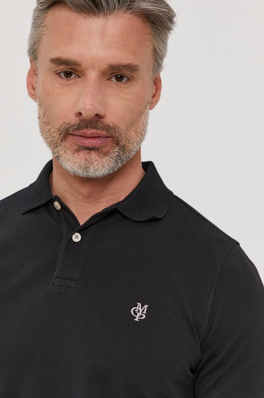 Marc O'Polo Polo czarny 123223053002