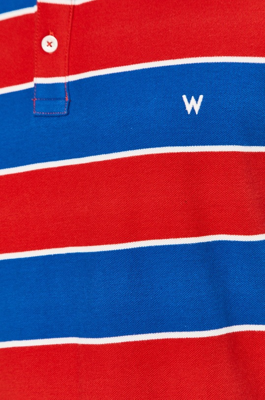 Wrangler - Polo W7ALKFXA4 czerwony