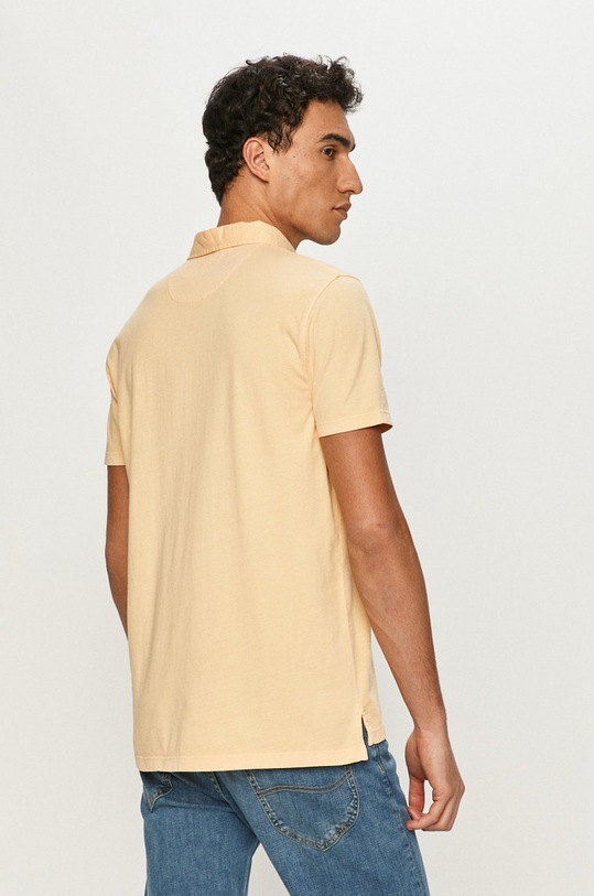Odzież Wrangler Polo W7ANDBA11 pomarańczowy