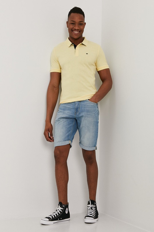Polo tričko Tom Tailor 1016502.26725 žltá SS21