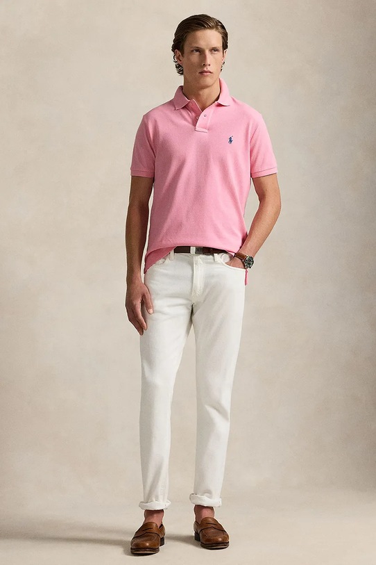 Odzież Polo Ralph Lauren polo bawełniane 710536856 różowy