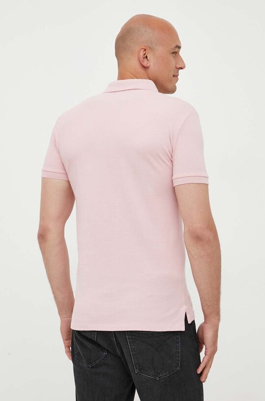 Ρούχα Βαμβακερό μπλουζάκι πόλο Polo Ralph Lauren 710536856 ροζ