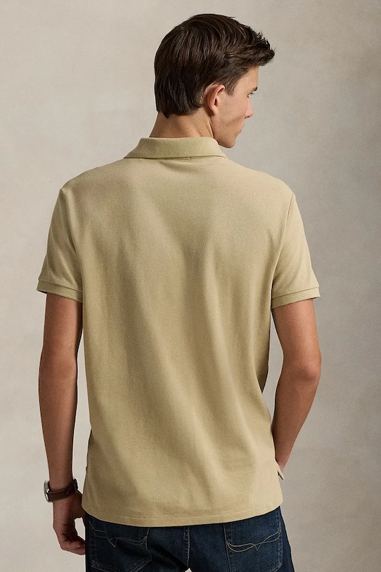 Bavlnené polo tričko Polo Ralph Lauren 710536856 zelená AA00